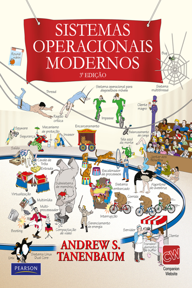 Capa do livro Sistemas operacionais modernos
