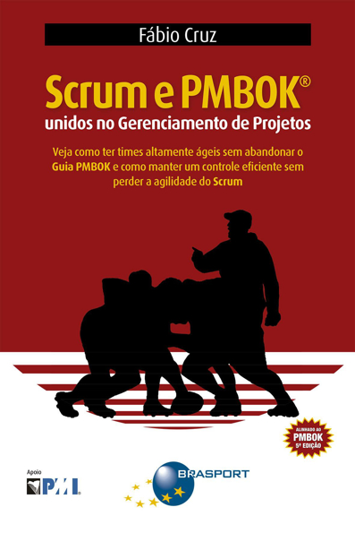 Capa do livro Scrum e PMBOK unidos no gerenciamento de projetos