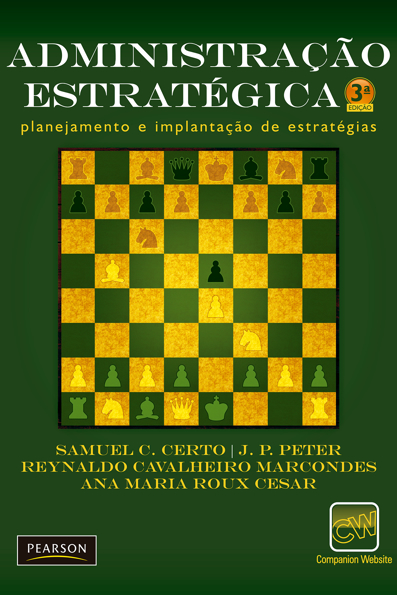 Capa do livro Administração estratégica: planejamento e implantação de estratégias