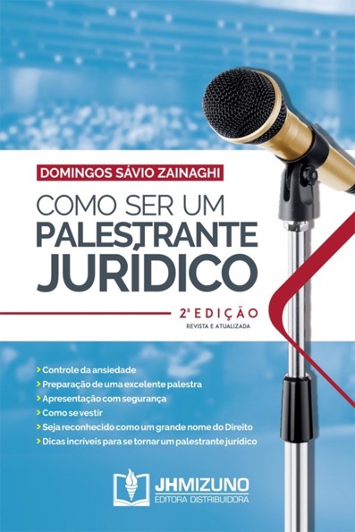 Capa do livro Como ser um palestrante jurídico