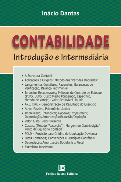 Capa do livro Contabilidade: introdução e intermediária